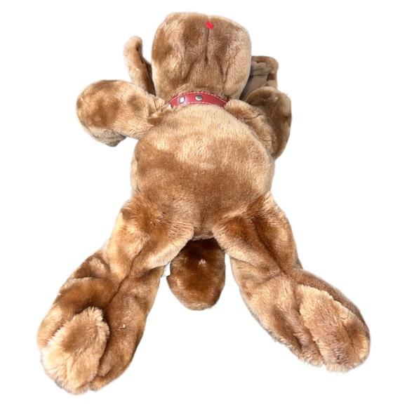 GRAPHICS INTERNATIONAL BROWN PUPPY DOG STUFFED ANIMAL PLUSH TOY 1983 17” Inches - Picture 7 of 8